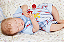 Bebê Reborn Menino Noah 49 Cm Olhos Fechados Muito Fofo Com Detalhes Reais De Um Bebê De Verdade - Imagem 2