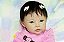 Bebê Reborn Menina Raven 49 Cm Olhos Abertos Bebê Recém Nascida Linda E Perfeita Com Acessórios - Imagem 4