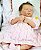 Bebê Reborn Menina Rose 47 Cm Olhos Fechados Parece Um Bebê De Verdade Bebê Realista Dormindo - Imagem 4