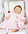 Bebê Reborn Menina Rose 47 Cm Olhos Fechados Parace Um Bebê De Verdade Bebê Realista Dormindo - Imagem 2