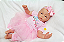 Bebê Reborn Menina Luca 47 Cm Olhos Abertos Linda E Perfeita Com Detalhes Reais De Bebê De Verdade - Imagem 2