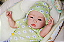 Bebê Reborn Menina Shyann 43 Cm Olhos Abertos Muito Fofa E Realista Acompanha Lindo Enxoval E Chupeta - Imagem 2