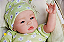 Bebê Reborn Menina Shyann 43 Cm Olhos Abertos Muito Fofa E Realista Acompanha Lindo Enxoval E Chupeta - Imagem 3