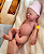 Bebê Reborn Menina Isabela 35 Cm Olhos Fechados Silicone Sólido Pode Dar Banho Bebê Realista - Imagem 2