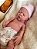 Bebê Reborn Menina Isabela 35 Cm Olhos Fechados Silicone Sólido Pode Dar Banho Bebê Realista - Imagem 3
