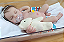 Bebê Reborn Menina Loulou 35 Cm Olhos Fechados Silicone Sólido Pode Dar Banho Parece De Verdade - Imagem 1