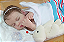 Bebê Reborn Menina Paris 35 Cm Olhos Fechados Silicone Sólido Pode Dar Banho Parece De Verdade - Imagem 2