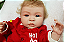 Bebê Reborn Menina Shyann 43 Cm Olhos Abertos Bebê Loirinha Realista Muito Fofa Promoção De Natal - Imagem 3