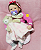 Bebê Reborn Menina Michelle 45 Cm Olhos Abertos Princesinha Super Realista Acompanha Lindo Enxoval - Imagem 2