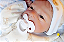 Bebê Reborn Menina Michelle 45 Cm Olhos Abertos Parece De Verdade Acompanha Enxoval E Acessórios - Imagem 3