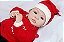 Bebê Reborn Menino Shyann 43 Cm Olhos Abertos Bebê Reborn De Natal Com Enxoval Completo E Chupeta - Imagem 1