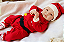 Bebê Reborn Menino Shyann 43 Cm Olhos Abertos Bebê Reborn De Natal Com Enxoval Completo E Chupeta - Imagem 3