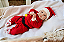 Bebê Reborn Menino Shyann 43 Cm Olhos Abertos Bebê Reborn De Natal Com Enxoval Completo E Chupeta - Imagem 2
