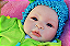 Boneca Bebê Reborn Menina Shyann 43 Cm Olhos Abertos Bebê Realista Recém Nascida Encantadora - Imagem 2