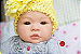 Boneca Bebê Reborn Menina Shyann 43 Cm Olhos Abertos Bebê Realista Recém Nascida Encantadora - Imagem 1