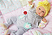 Boneca Bebê Reborn Menina Shyann 43 Cm Olhos Abertos Bebê Realista Recém Nascida Encantadora - Imagem 2