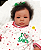 Boneca Bebê Reborn Menina Shyann 43 Cm Olhos Abertos Bebê Negra Com Chupeta Promoção De Natal - Imagem 2