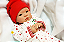 Bebê Reborn Menino Shyann 43 Cm Olhos Abertos Parede Verdade Super Promoção De Natal - Imagem 3