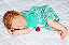 Bebê Reborn Menino Gemma 49 Cm Olhos Fechados Bebê Super Realista Acompanha Enxoval E Chupeta - Imagem 2