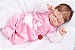 Boneca Bebê Reborn Menina Ivy 49 Cm Olhos Fechados Bebê Reborn Original Dormindo Com Chupeta - Imagem 2