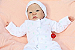 Boneca Bebê Reborn Menina Shyann 43 Cm Olhos Abertos Acompanha Enxoval E Chupeta Oferta - Imagem 2