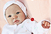 Boneca Bebê Reborn Menina Shyann 43 Cm Olhos Abertos Acompanha Enxoval E Chupeta Oferta - Imagem 1
