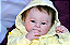 Bebê Reborn Menino Greta 50 Cm Olhos Abertos Detalhes Reais Acompanha Chupeta E Enxoval Completo - Imagem 3