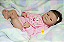 Bebê Reborn Menina Coco Malu 48 Cm Olhos Abertos Princesa Linda E Realista Acompanha Acessórios - Imagem 3