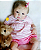 Bebê Reborn Menina Shyann 43 Cm Olhos Abertos Super Realista Bebê Artesanal Sofisticada Com Chupeta - Imagem 4