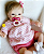 Bebê Reborn Menina Shyann 43 Cm Olhos Abertos Super Realista Bebê Artesanal Sofisticada Com Chupeta - Imagem 1