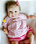 Bebê Reborn Menina Shyann 43 Cm Olhos Abertos Super Realista Bebê Artesanal Sofisticada Com Chupeta - Imagem 3
