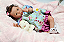 Boneca Bebê Reborn Menina Eleanor 50 Cm Olhos Abertos Bebê Quase Real Com Enxoval E Acessórios - Imagem 1