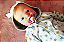 Bebê Reborn Menino Henry 58 Cm Olhos Abertos Corpo Silicone Sólido Com Chupeta E Lindo Enxoval - Imagem 1