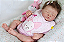 Bebê Reborn Menina Londyn 51 Cm Olhos Abertos Realista E Perfeita Acompanha Enxoval E Chupeta - Imagem 1