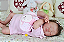 Bebê Reborn Menina Londyn 51 Cm Olhos Abertos Realista E Perfeita Acompanha Enxoval E Chupeta - Imagem 2