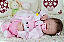 Bebê Reborn Menina Londyn 51 Cm Olhos Abertos Realista E Perfeita Acompanha Enxoval E Chupeta - Imagem 3