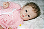 Bebê Reborn Menina Kylin 51 Cm Olhos Abertos Bebê Realista Encantadora Com Enxoval Completo - Imagem 2