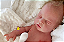 Bebê Reborn Menino Charlotte 46 Cm Olhos Fechados Silicone Sólido Molinho Bebê Super Realista - Imagem 4