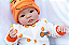 Bebê Reborn Menino Shyann 43 Cm Olhos Abertos Recém Nascido Com Enxoval Completo Super Promoção - Imagem 3