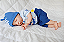 Bebê Reborn Menino Kyle 55 Cm Olhos Fechados Super Realista Um Verdadeiro Presente Super Promoção - Imagem 3