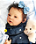 Boneca Bebê Reborn Menina Adeline 51 Cm Olhos Abertos Princesinha Realista Com Enxoval E Chupeta - Imagem 4