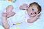 Boneca Bebê Reborn Menina Honey 51 Cm Olhos Abertos Princesinha Super Realista Com Lindo Enxoval - Imagem 2