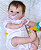 Boneca Bebê Reborn Menina Honey 51 Cm Olhos Abertos Princesinha Super Realista Com Lindo Enxoval - Imagem 4