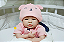 Bebê Reborn Menina Shyann 43 Cm Olhos Abertos Muito Linda Parece Um Bebê De Verdade Super Promoção - Imagem 1