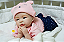 Bebê Reborn Menina Shyann 43 Cm Olhos Abertos Muito Linda Parece Um Bebê De Verdade Super Promoção - Imagem 4