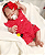 Bebê Reborn Menina Avery 51 Cm Olhos Fechados Bebê Morena Realista Uma Fofura Com Enxoval Completo - Imagem 1