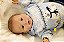 Bebê Reborn Menino Kylin 51 Cm Olhos Abertos Artesanal Super Realista Acompanha Enxoval Promoção - Imagem 3