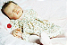 Bebê Reborn Menina Annie 46 Cm Olhos Fechados Bebê Parece De Verdade Linda Com Enxoval E Chupeta - Imagem 2