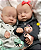 Bebê Reborn Menina E Menino Gêmeos Levi 49 Cm Olhos Fechados Bebê Reborn Silicone Sólido Super Realista - Imagem 4