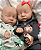 Bebê Reborn Menina E Menino Gêmeos Levi 49 Cm Olhos Fechados Bebê Reborn Silicone Sólido Super Realista - Imagem 2